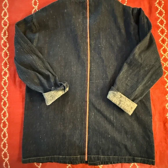 Auntie Oti Denim Jean Jacket EUC - Picture 7 of 8